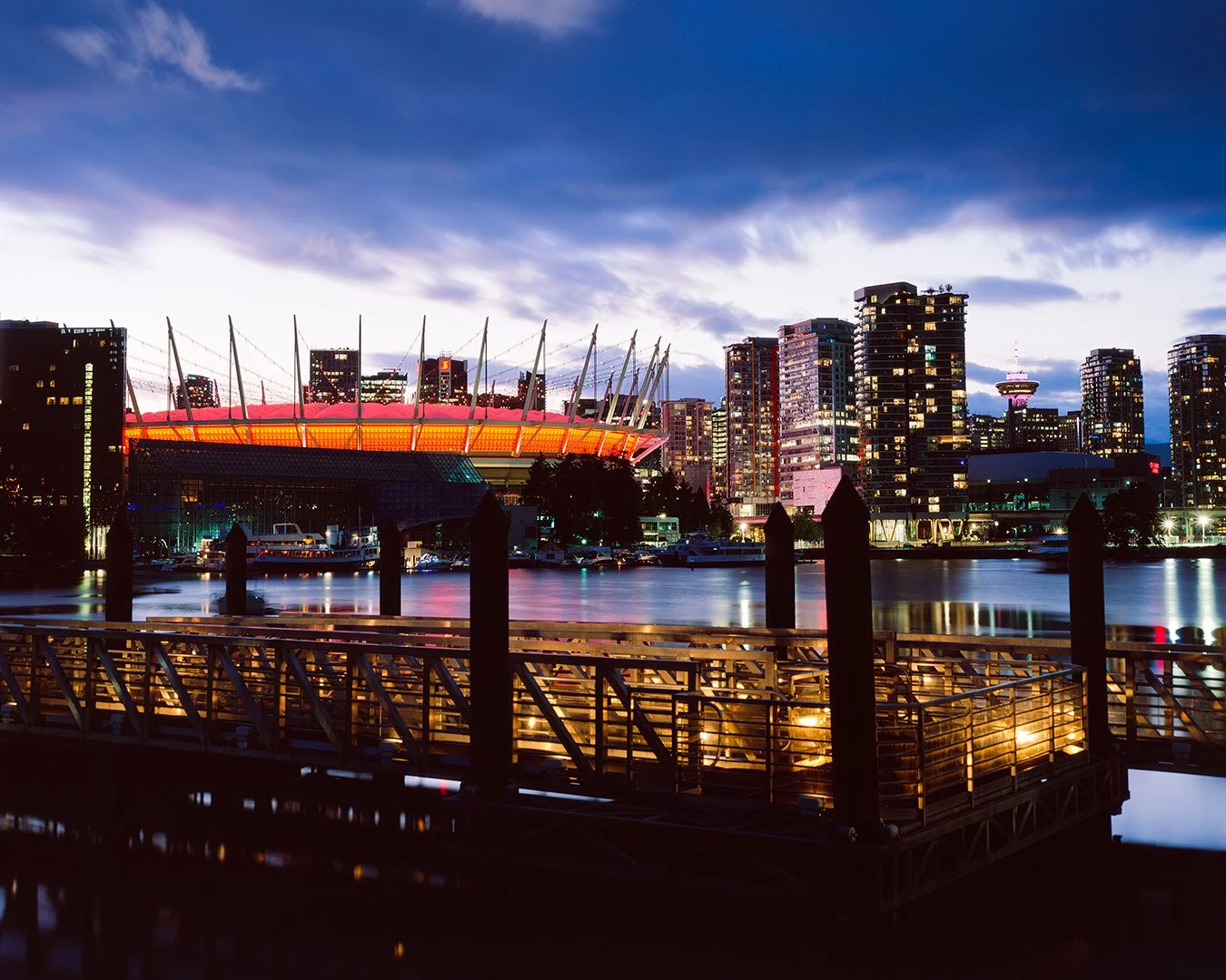 8×10 of the day. BC Place and Vancouver Lookout