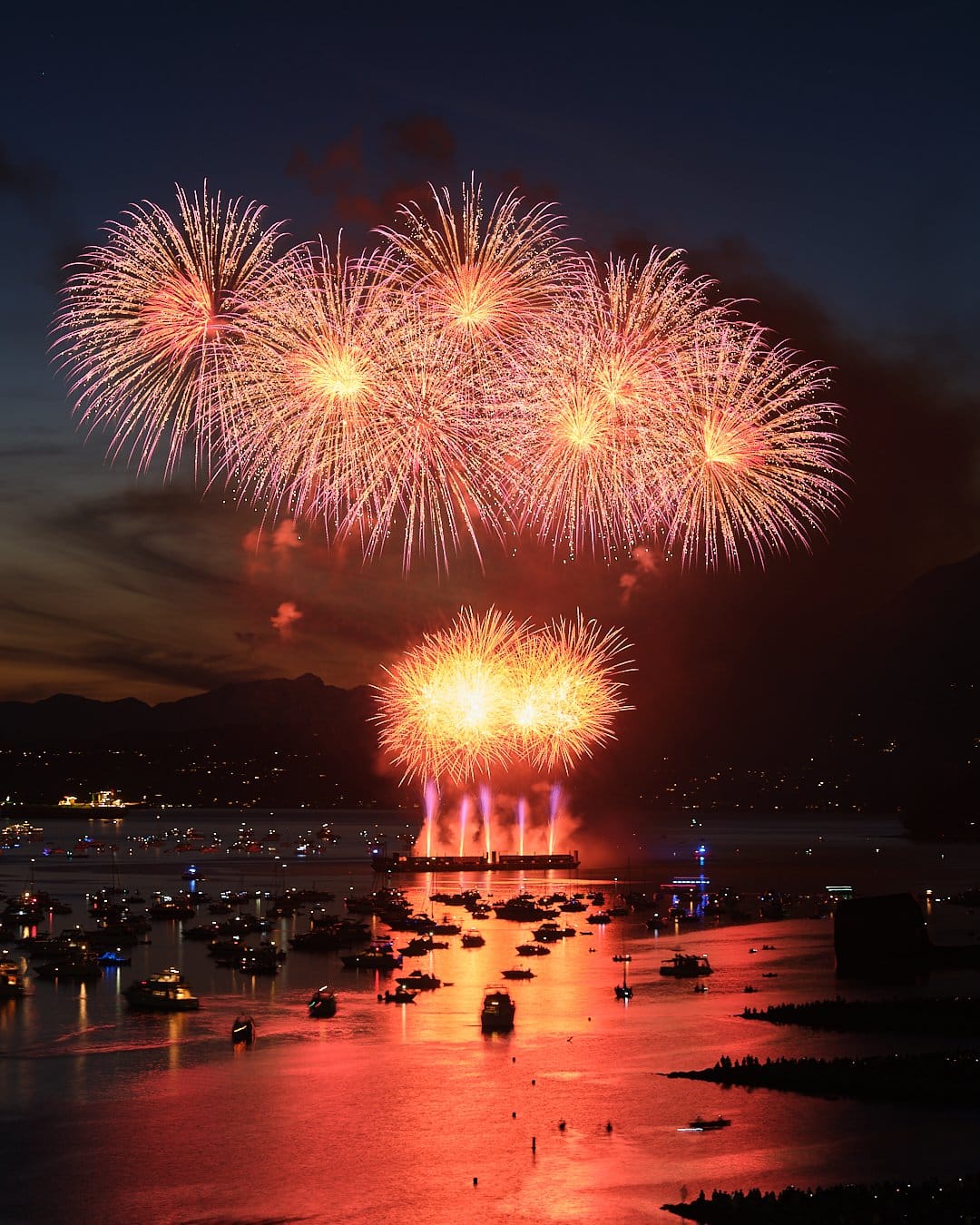 Fireworks photograph demonstrating the long exposure technique in this guide