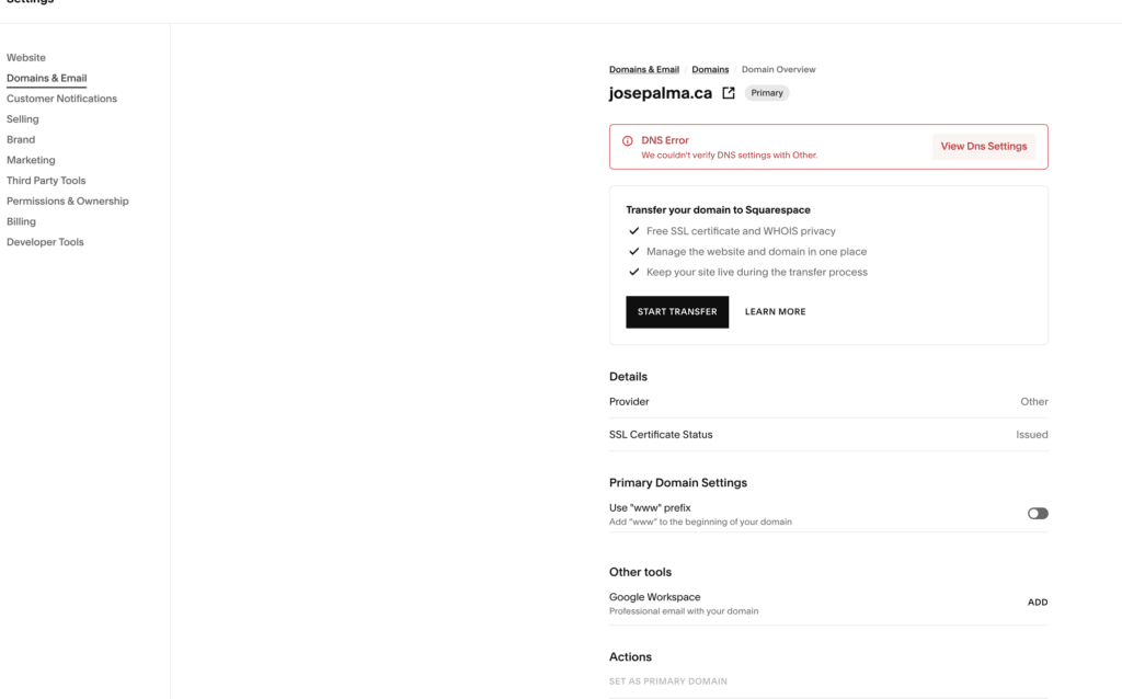 Setup screenshot from the WordPress on Hostinger migration guide