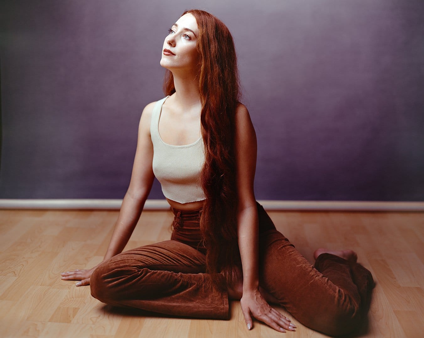 8x10 large format film photograph, Model portraits