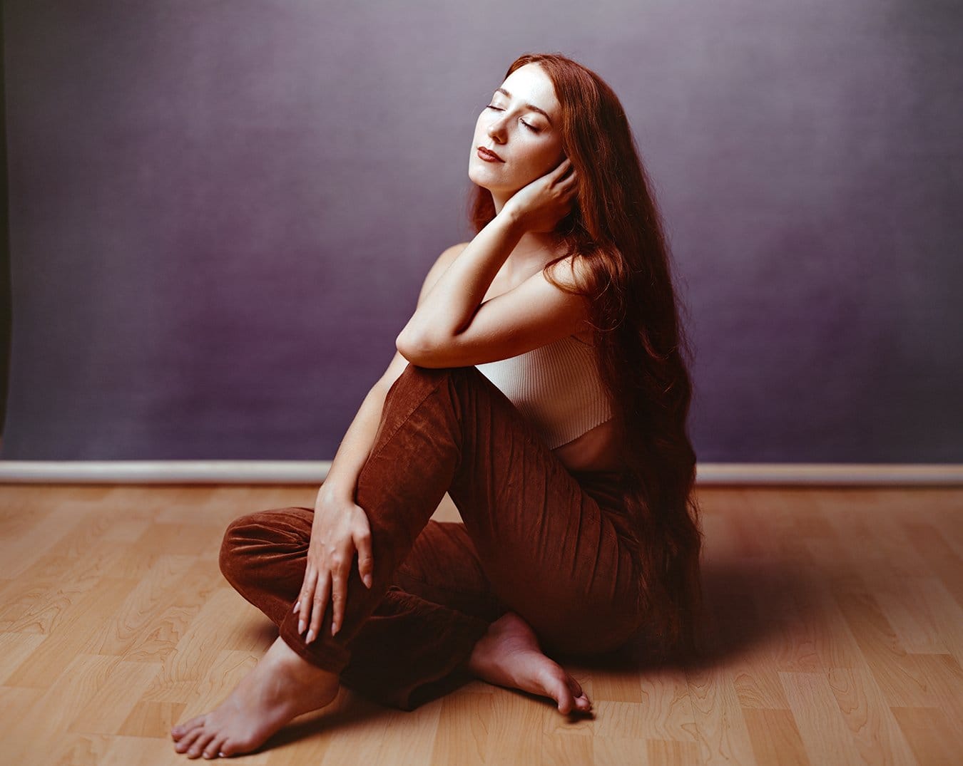 8x10 large format film photograph, Daria