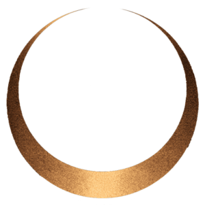 Numina Pray app icon, a gold crescent ring on white