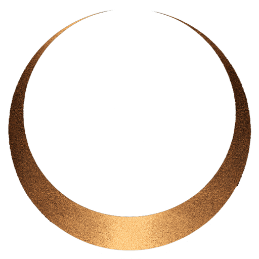 Numina Pray app icon, a gold crescent ring on white